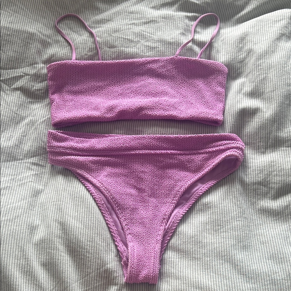 Billabong High waisted crinkle bikini
